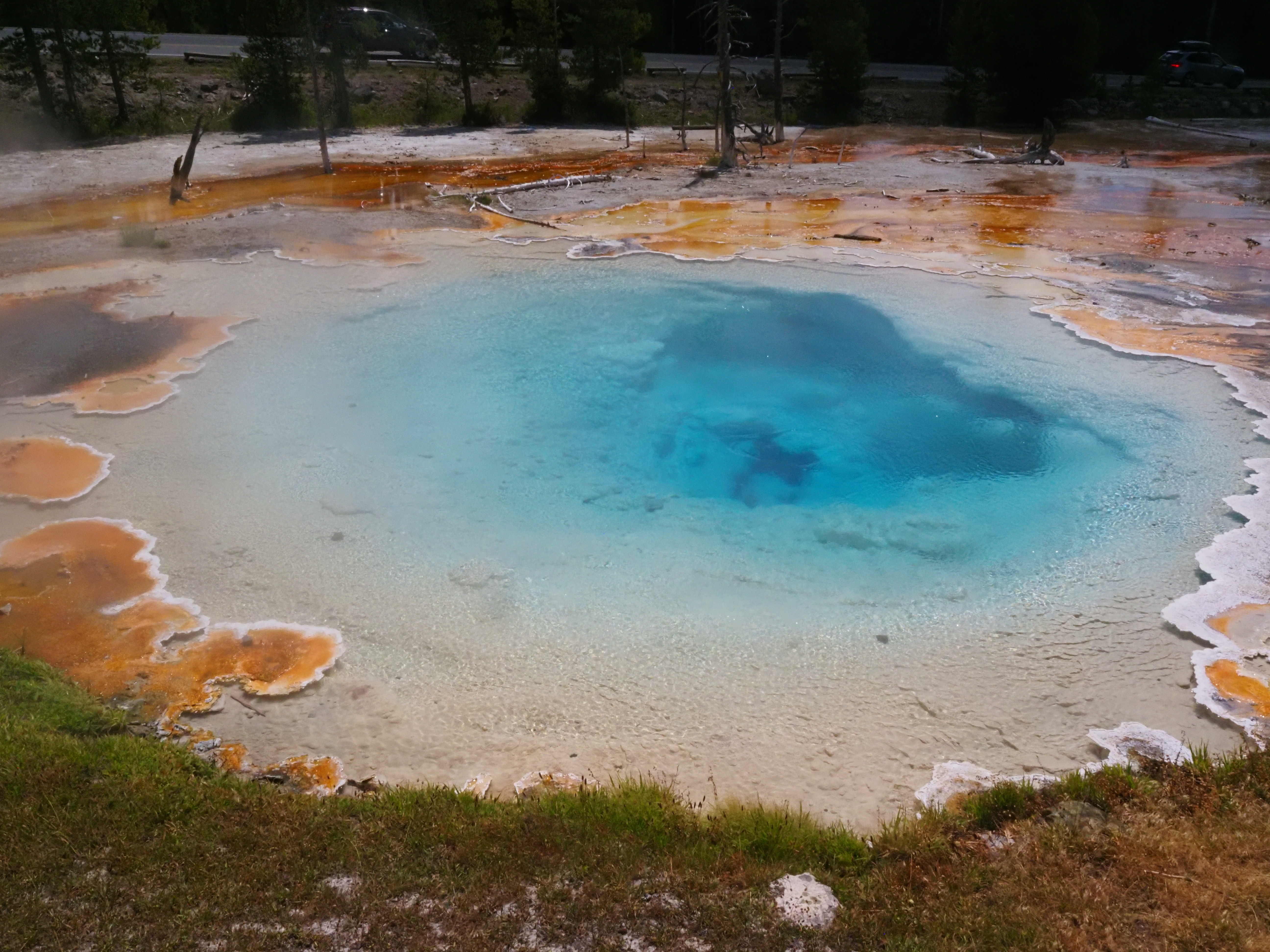 An image of a blue hot spring